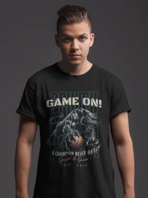 Game On Panther Oversized T-Shirt