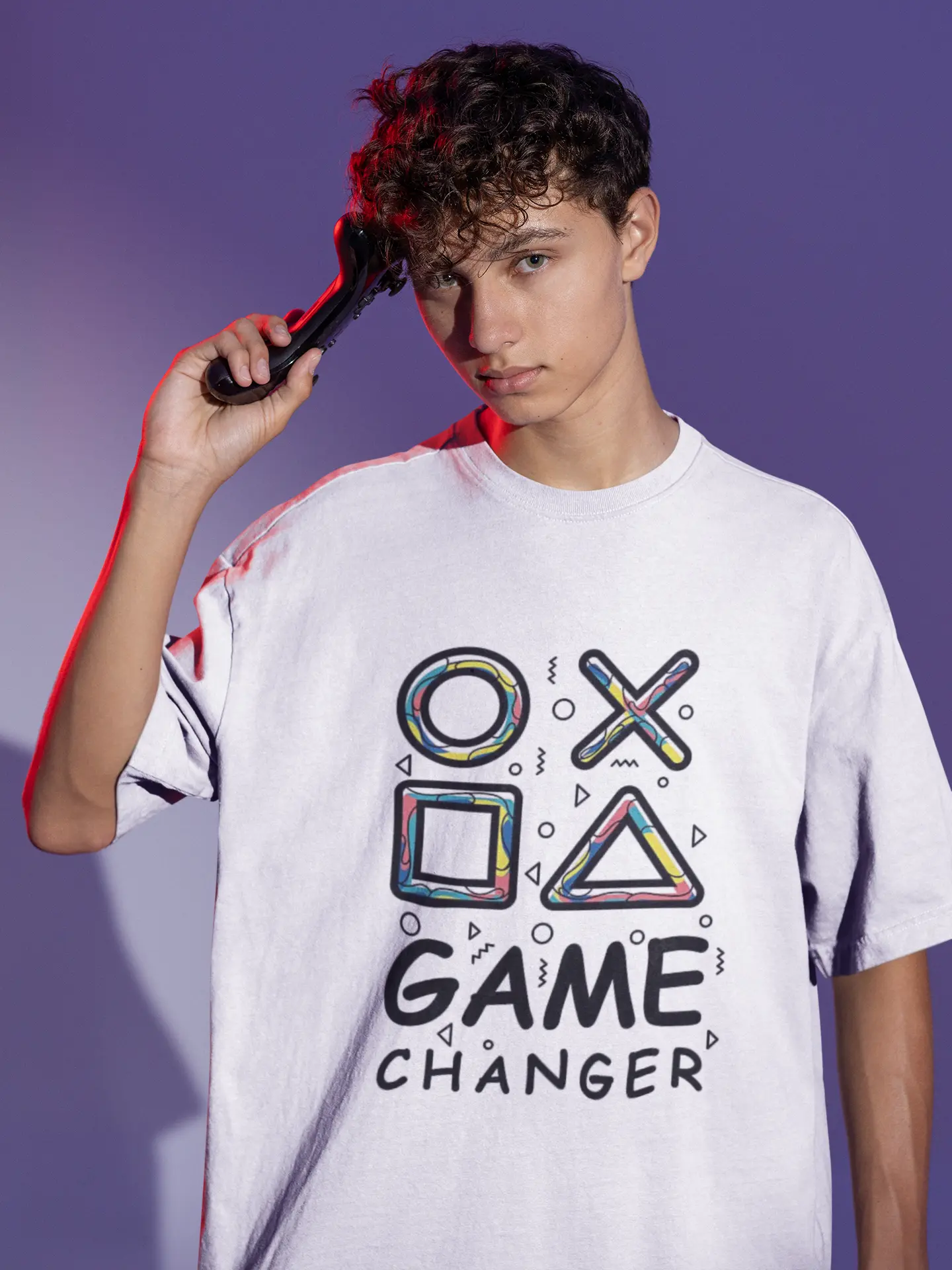 Game Changer Unisex Oversized T-Shirt For PRO GAMERS