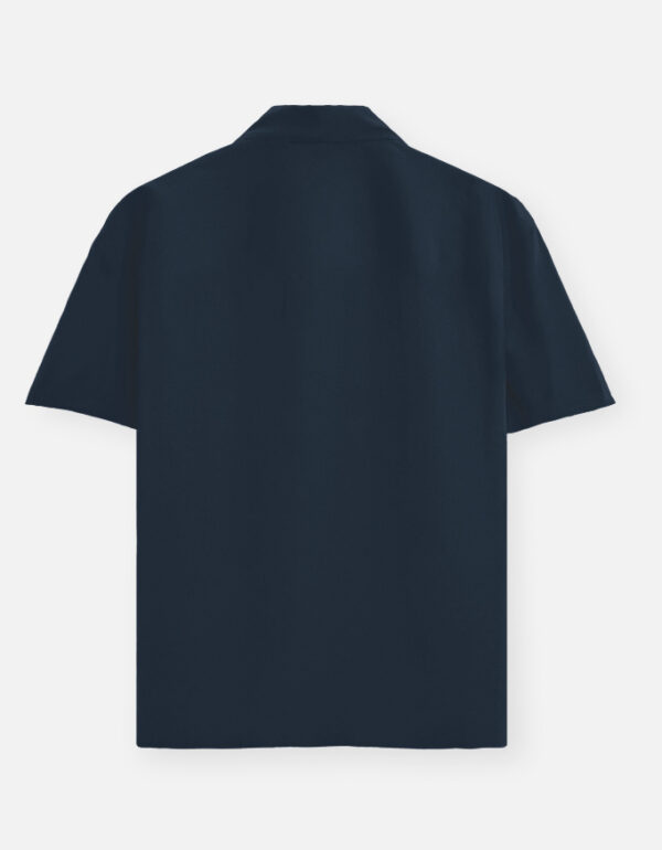 Blue Cotton  Oversized Shirt- The Aura Store