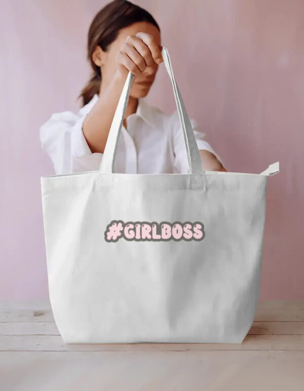 Cool Designer Everyday Large Tote Bag with Zipper