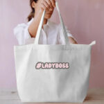 large tote bag with zipper