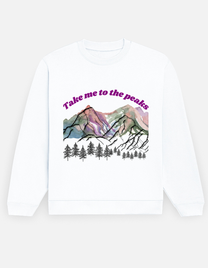 Take me to the Peaks Mountain Lover Unisex Sweatshirt - Image 8