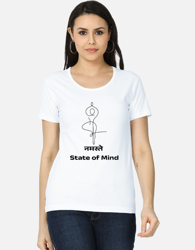 Women's Classic T-Shirt – Namaste State of Mind | Soft Cotton Tee - Image 2