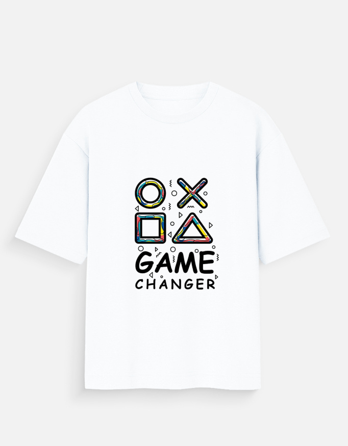 Game Changer Unisex Oversized T-Shirt For PRO GAMERS - Image 5