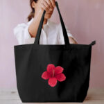 large tote bag with zipper