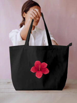 large tote bag with zipper