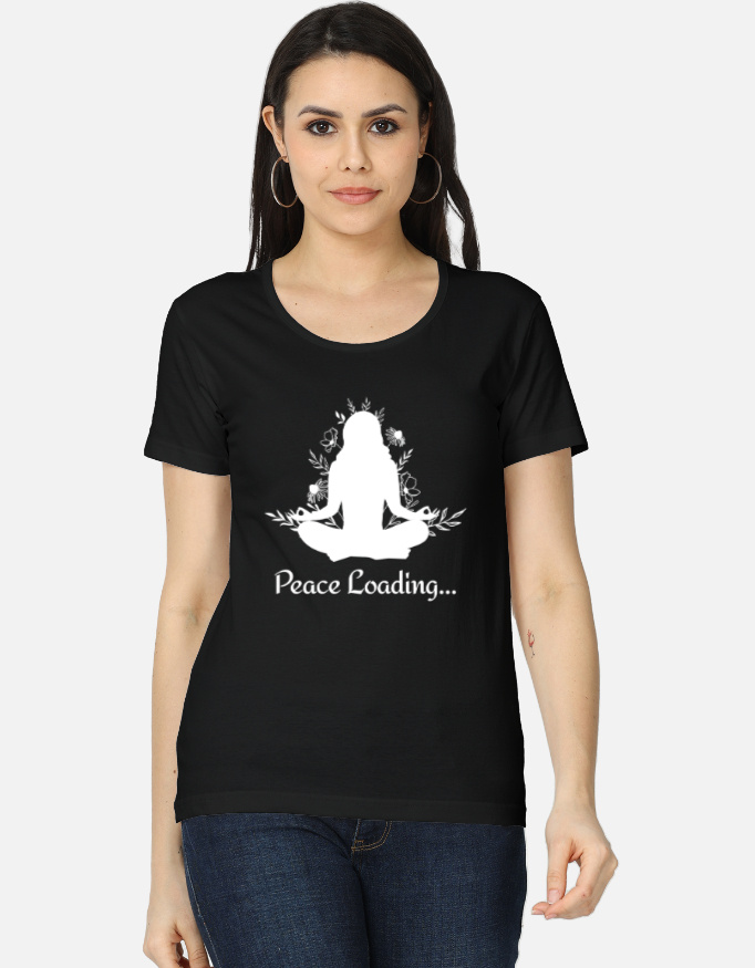 Peace Loading T-Shirt – Women's Classic Fit in Soft Cotton - Image 2